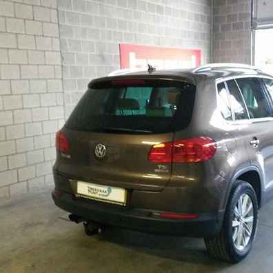 Trekhaak volkswagen tiguan verticaal afneembaar